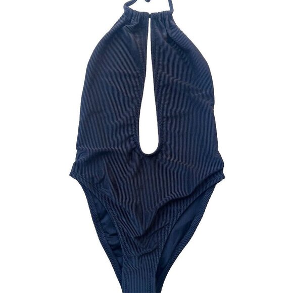 Nasty Gal Black Bohemian Rhapsody Ribbed Swimsuit Size XS NWOT - Picture 16 of 16